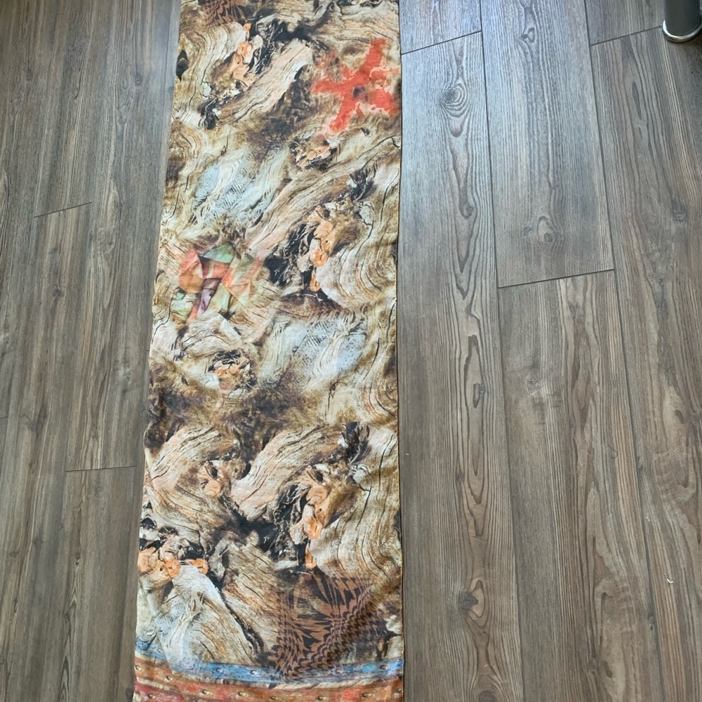 Multicolor Abstract Scarf - Picture 6 of 6